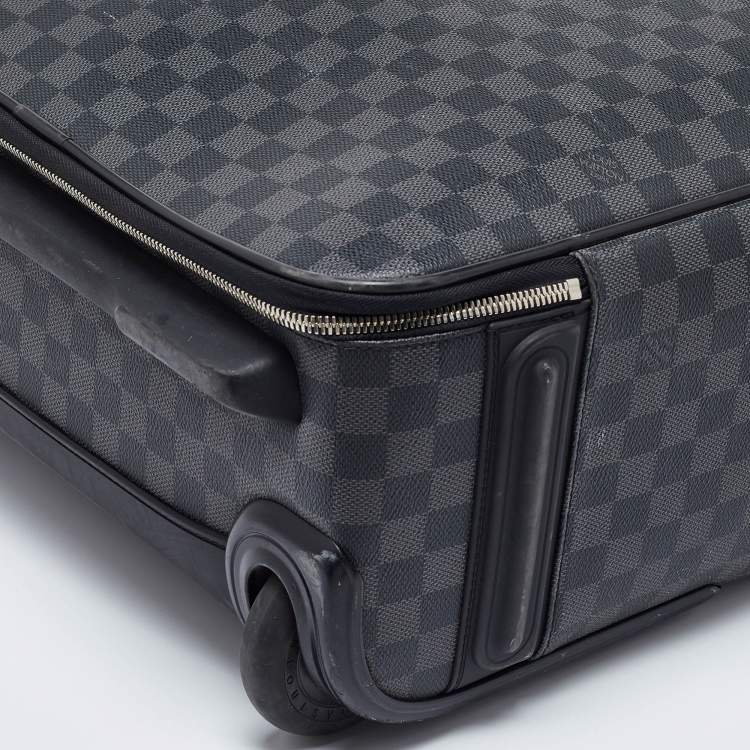 Pre Owned Louis Vuitton Damier Graphite Canvas Pegase 55 Luggage