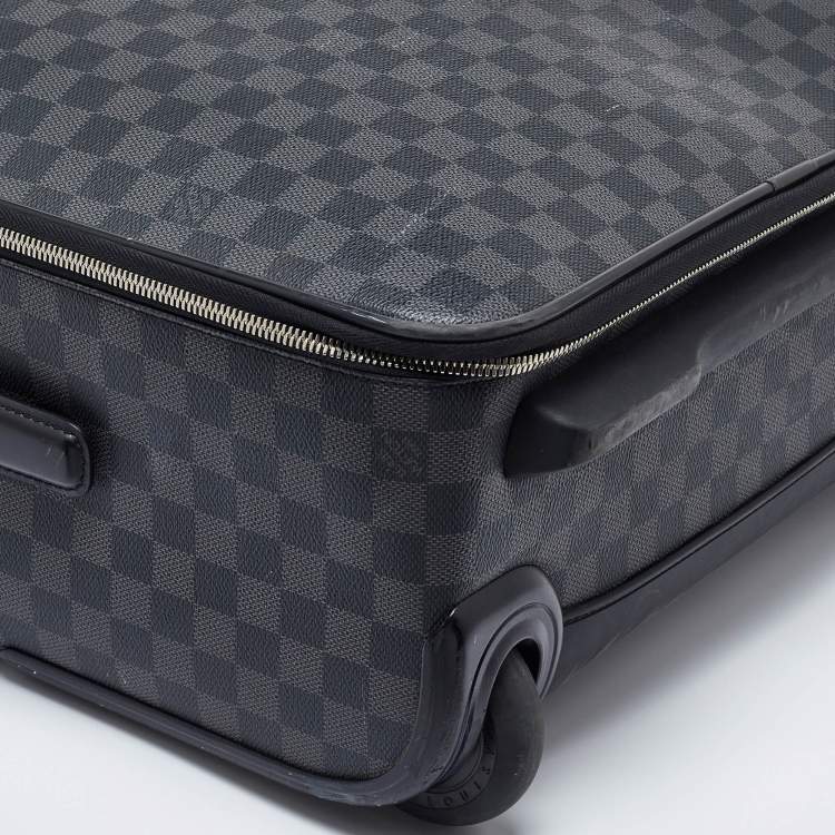 Pre Owned Louis Vuitton Damier Graphite Canvas Pegase 55 Luggage