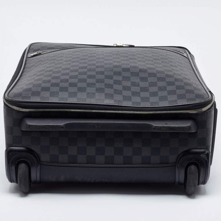 Pre Owned Louis Vuitton Damier Graphite Canvas Pegase 55 Luggage