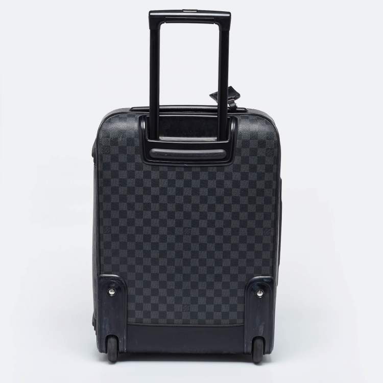 Pre Owned Louis Vuitton Damier Graphite Canvas Pegase 55 Luggage