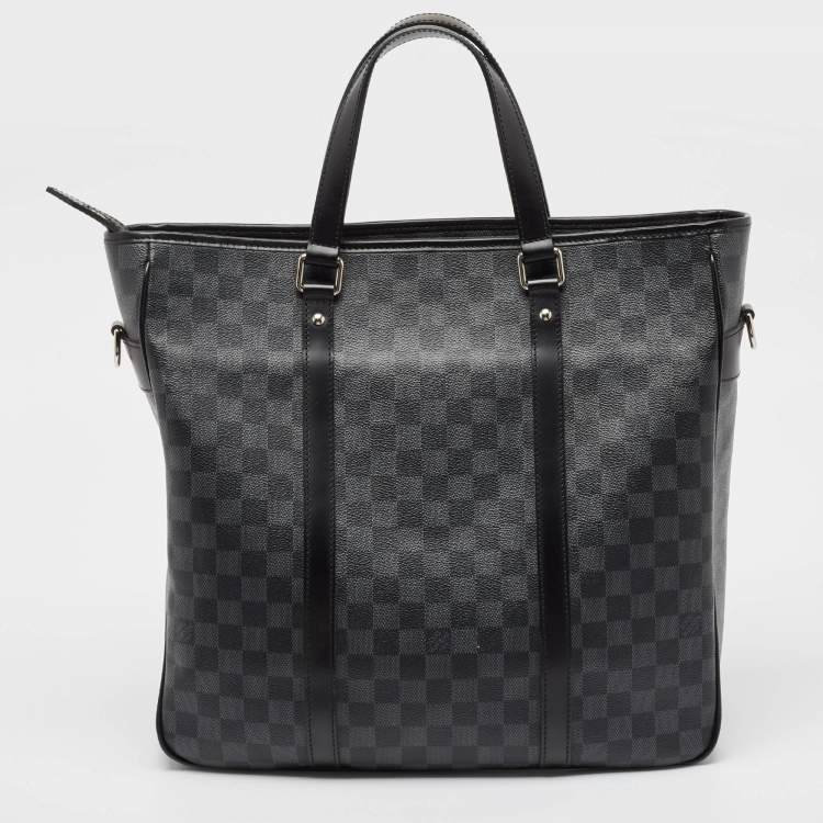 Pre Owned Louis Vuitton Damier Graphite Canvas Tadao Bag