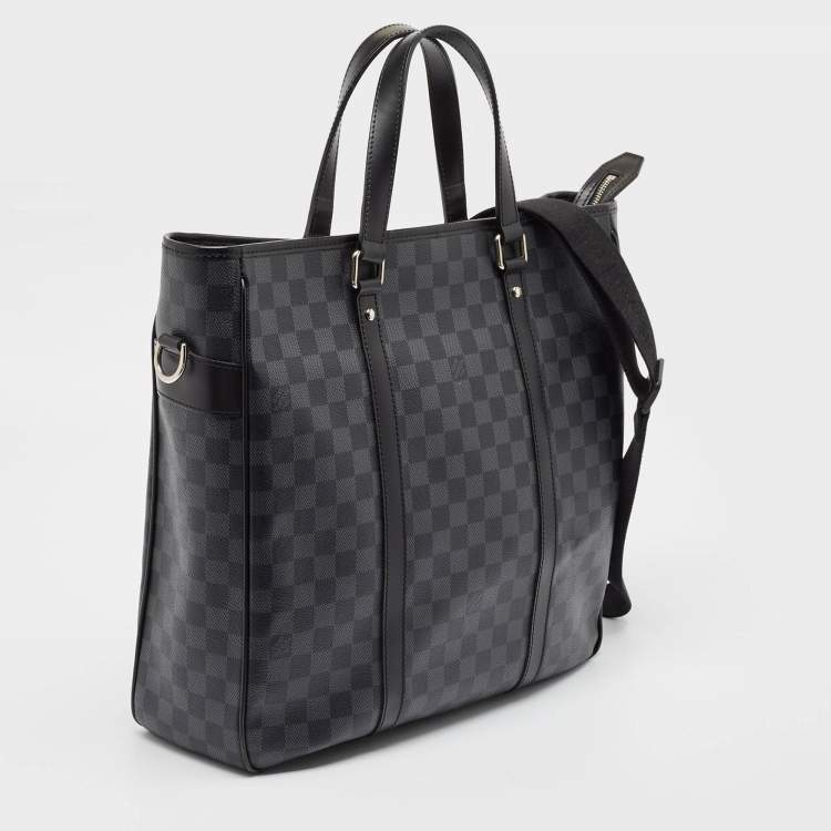 Pre Owned Louis Vuitton Damier Graphite Canvas Tadao Bag