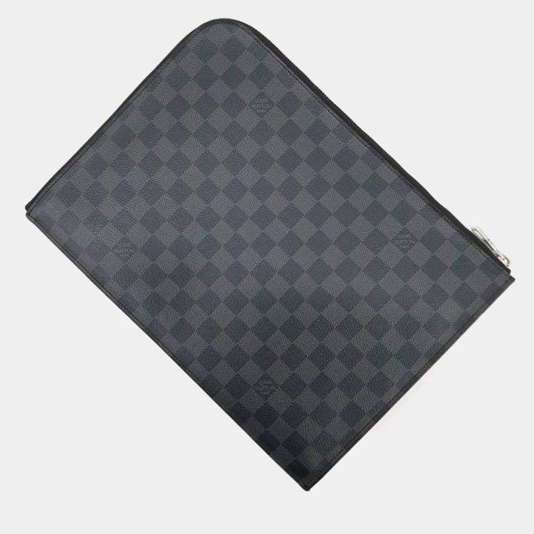 Pre Owned Louis Vuitton Graphite Pochette Jour GM