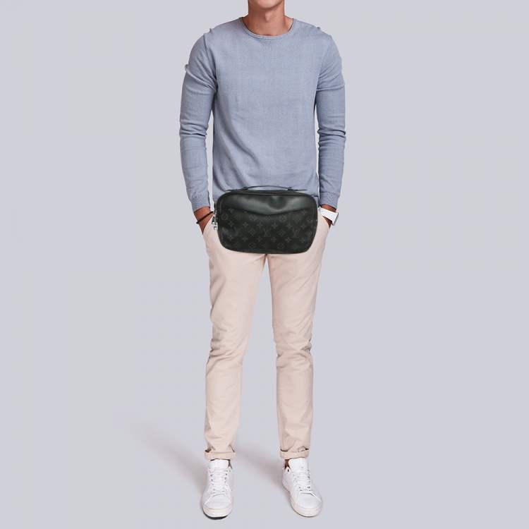 Pre Owned Louis Vuitton Monogram Eclipse Canvas Explorer Bumbag