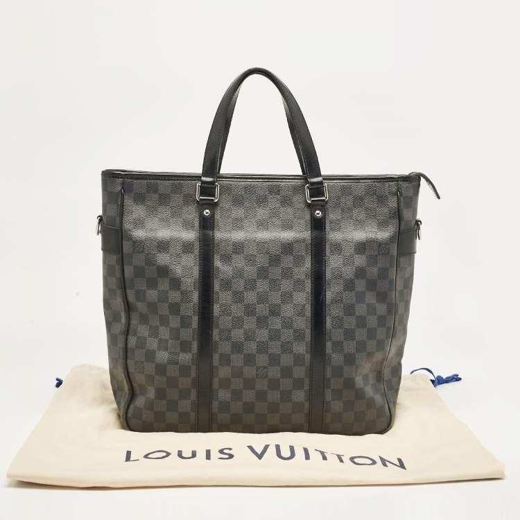 Pre Owned Louis Vuitton Damier Graphite Canvas Tadao Bag