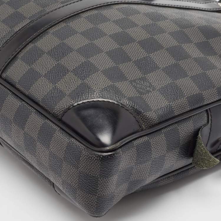 Pre Owned Louis Vuitton Damier Graphite Canvas Porte Documents Voyage GM Bag