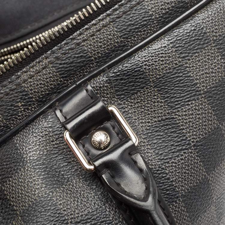 Pre Owned Louis Vuitton Damier Graphite Canvas Porte Documents Voyage GM Bag