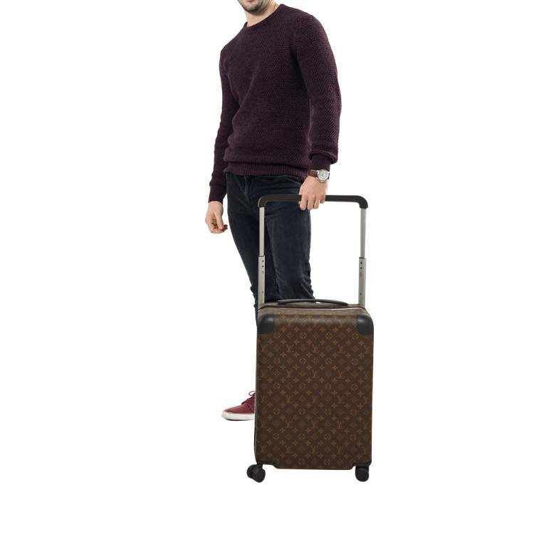 Pre Owned Louis Vuitton Monogram Canvas Horizon 55 Suitcase