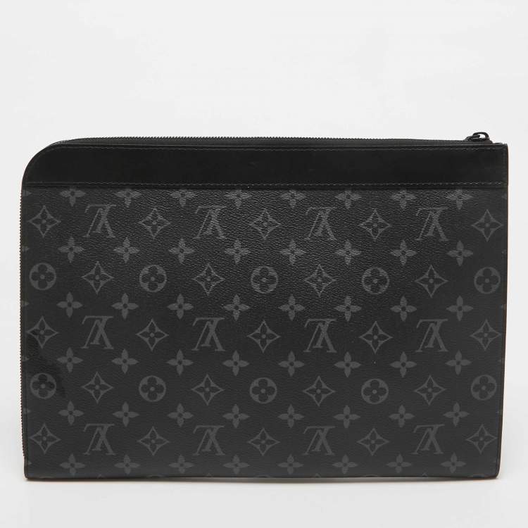 Louis Vuitton Monogram Eclipse Canvas Pochette Jour NM 