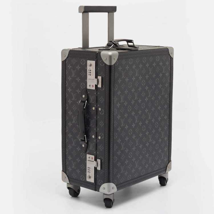 Pre Owned Louis Vuitton Monogram Eclipse Canvas Rolling Trunk