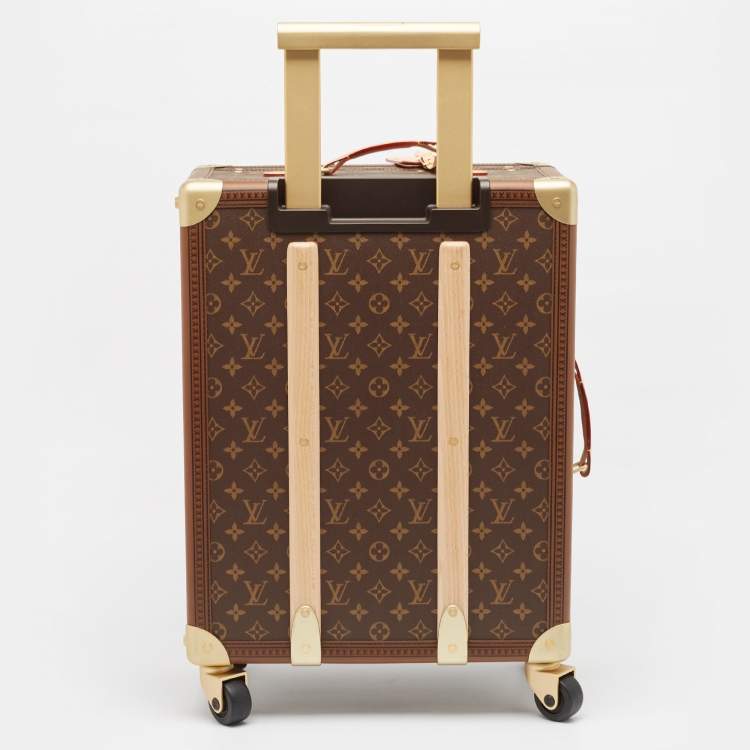 Pre Owned Louis Vuitton Monogram Canvas Rolling Trunk