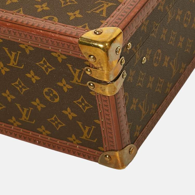 Pre Owned Louis Vuitton Monogram Canvas Bisten 80 Suitcase