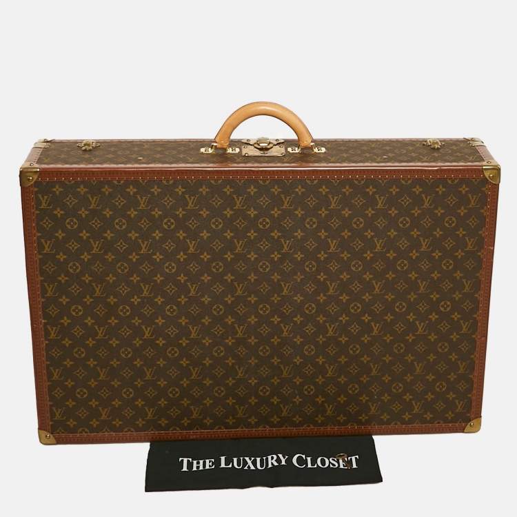 Pre Owned Louis Vuitton Monogram Canvas Bisten 80 Suitcase