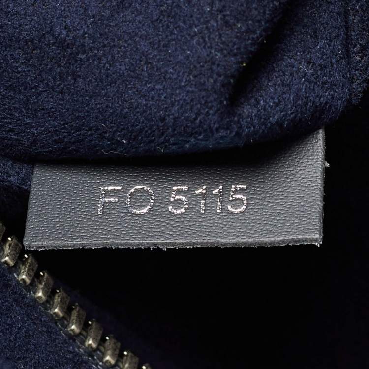 Pre Owned Louis Vuitton Navy Blue Epi Leather Noe Marin Bag