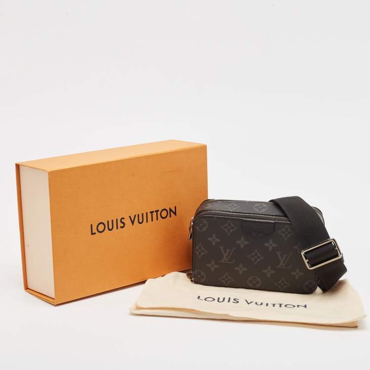 Pre Owned Louis Vuitton Monogram Eclipse Alpha Wearable Wallet