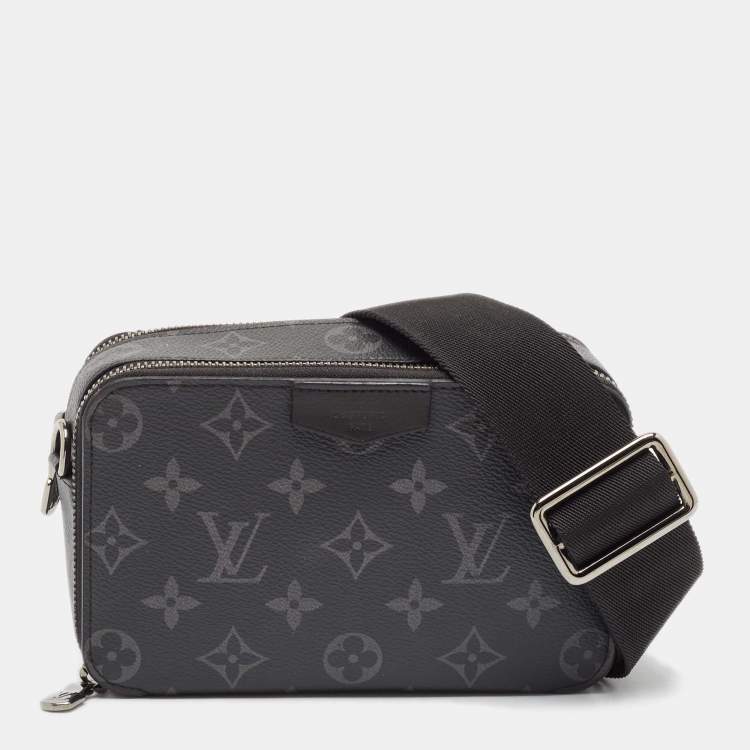 Pre Owned Louis Vuitton Monogram Eclipse Alpha Wearable Wallet