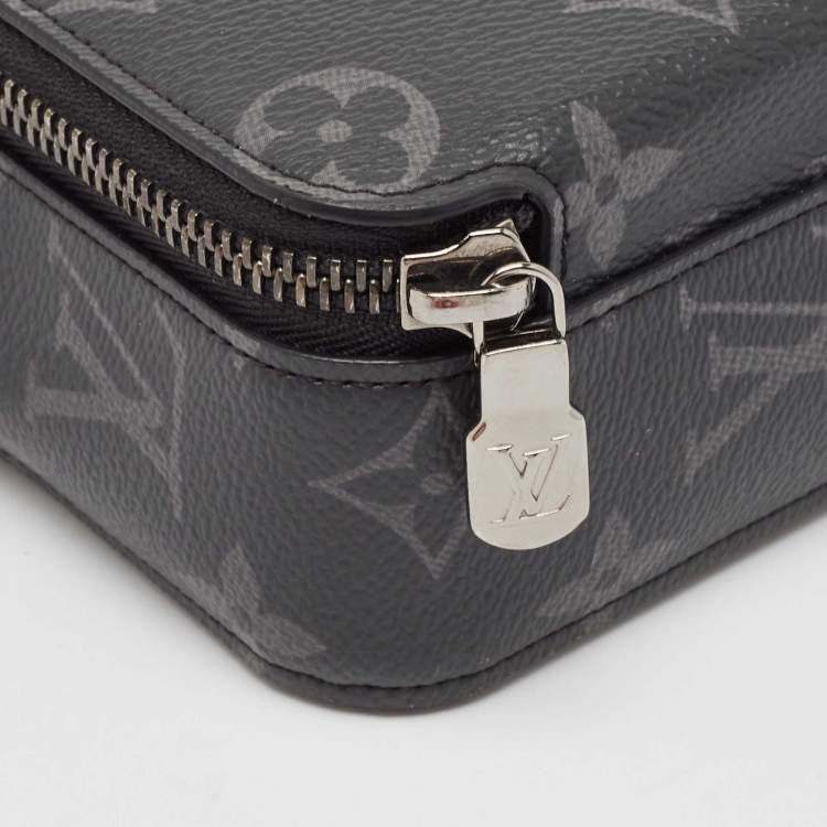 Pre Owned Louis Vuitton Monogram Eclipse Alpha Wearable Wallet