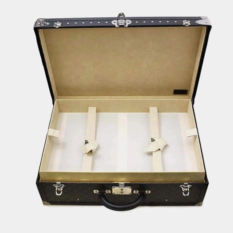 Pre Owned Louis Vuitton Alzer Noir Monogram Eclipse Size 65