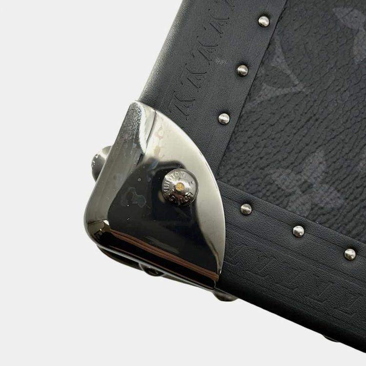 Pre Owned Louis Vuitton Alzer Noir Monogram Eclipse Size 65