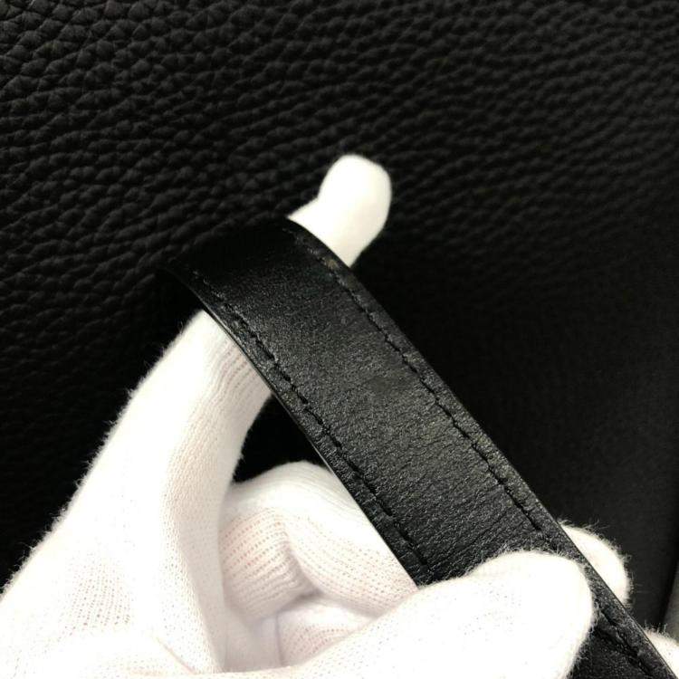Pre Owned Louis Vuitton Taurillon Black Listopher Tote Bag