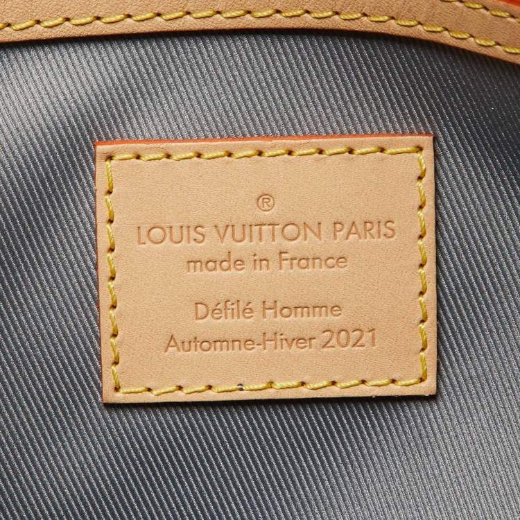 Pre Owned Louis Vuitton Monogram Mirror Keepall Bandouliere 50 Bag