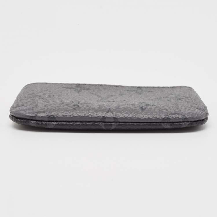 Pre Owned Louis Vuitton Monogram Eclipse Canvas Key Pouch