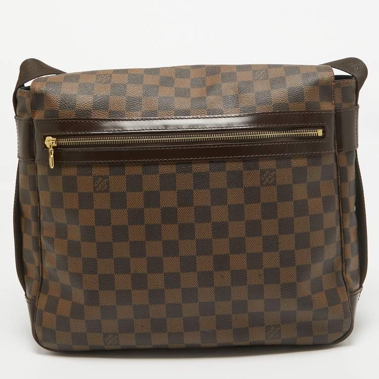 Pre Owned Louis Vuitton Damier Ebene Canvas and Leather Bastille Messenger Bag