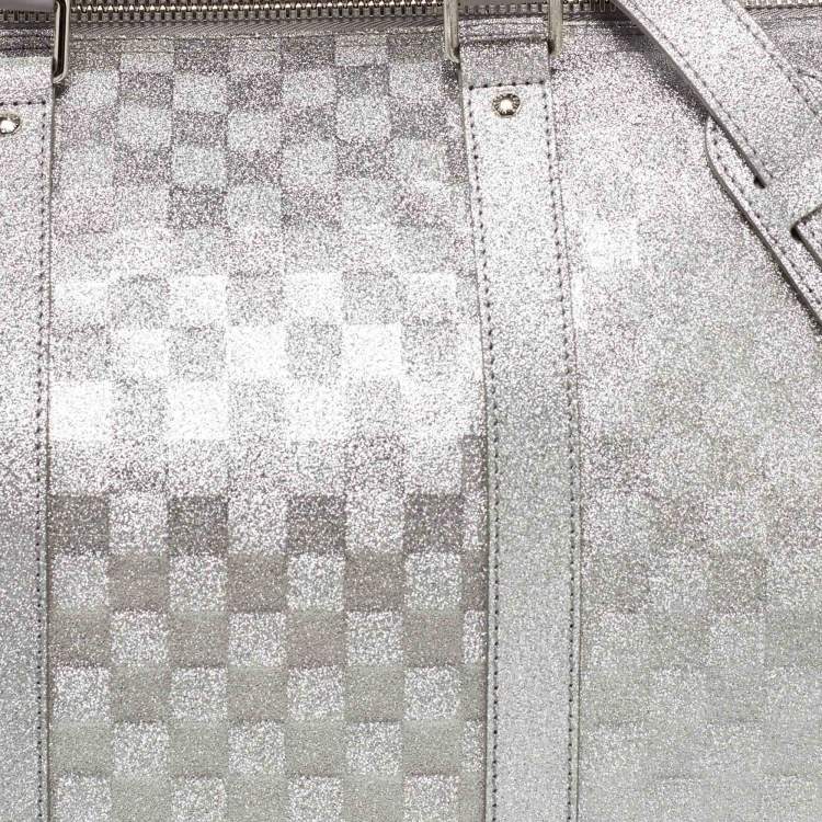Pre Owned Louis Vuitton Damier Glitter Keepall Bandouliere 50 Bag