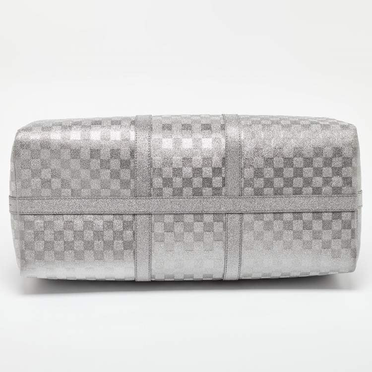 Pre Owned Louis Vuitton Damier Glitter Keepall Bandouliere 50 Bag