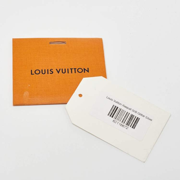 Pre Owned Louis Vuitton Damier Glitter Keepall Bandouliere 50 Bag