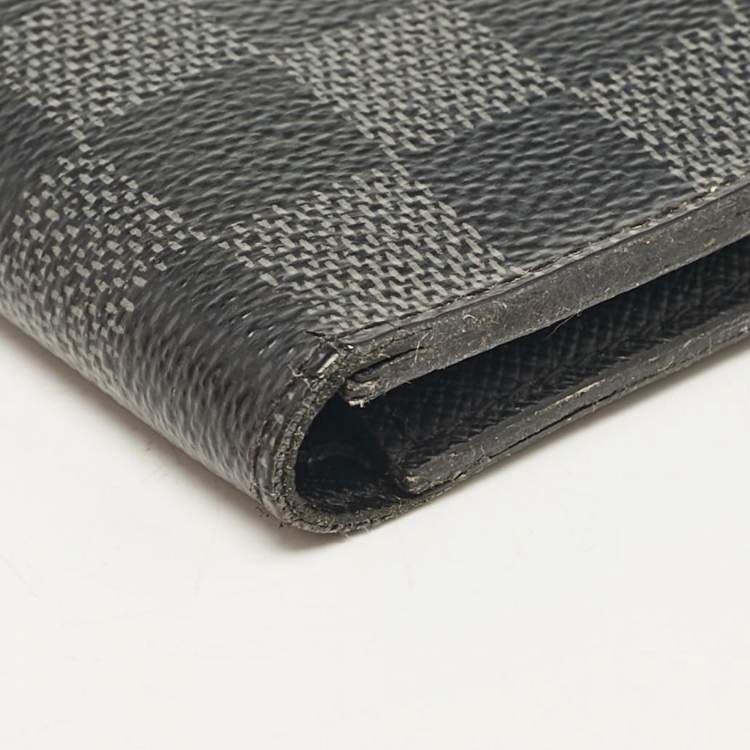 Pre Owned Louis Vuitton Damier Graphite Canvas Multiple Wallet