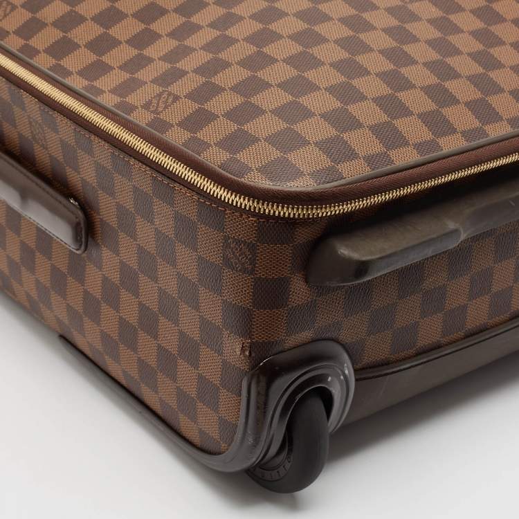 Pre Owned Louis Vuitton Damier Ebene Canvas Pegase 55 Luggage