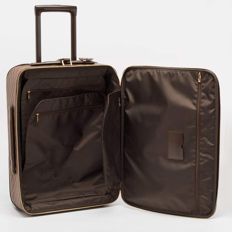 Pre Owned Louis Vuitton Damier Ebene Canvas Pegase 55 Luggage