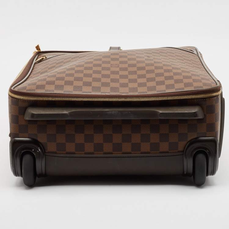 Pre Owned Louis Vuitton Damier Ebene Canvas Pegase 55 Luggage