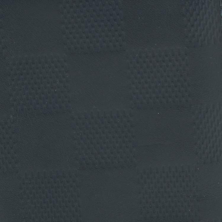 Pre Owned Louis Vuitton Navy Blue Damier Infini Leather Pocket Organizer