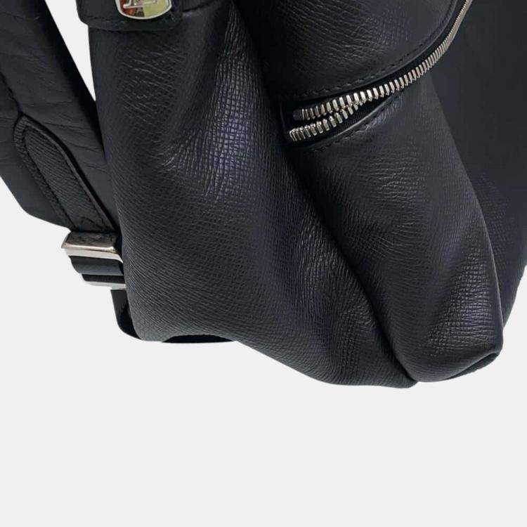 Pre Owned Louis Vuitton Noir Taiga Leather Discovery Backpack