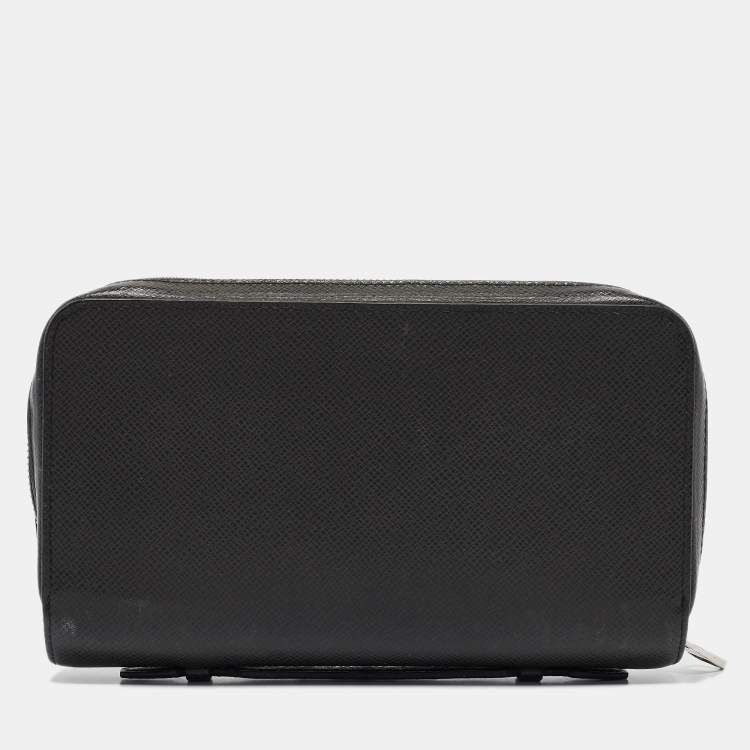 Pre Owned Louis Vuitton Glacier Taiga Leather Zippy XL Wallet