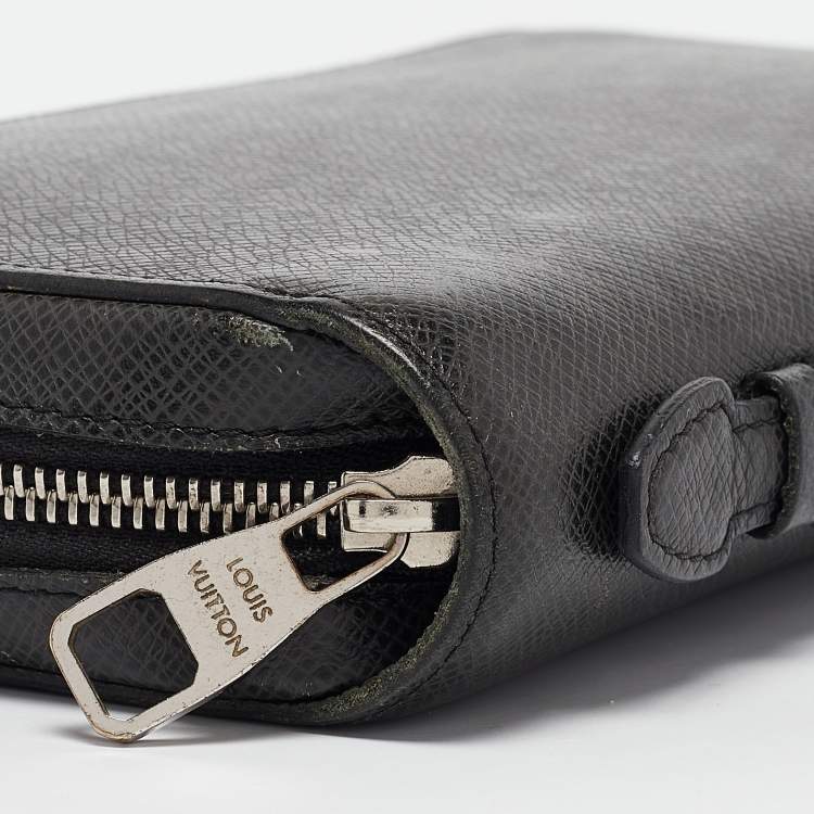 Pre Owned Louis Vuitton Glacier Taiga Leather Zippy XL Wallet