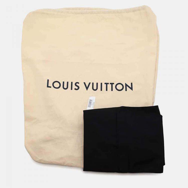Pre Owned Louis Vuitton Silver Monogram Titanium Horizon Size 55