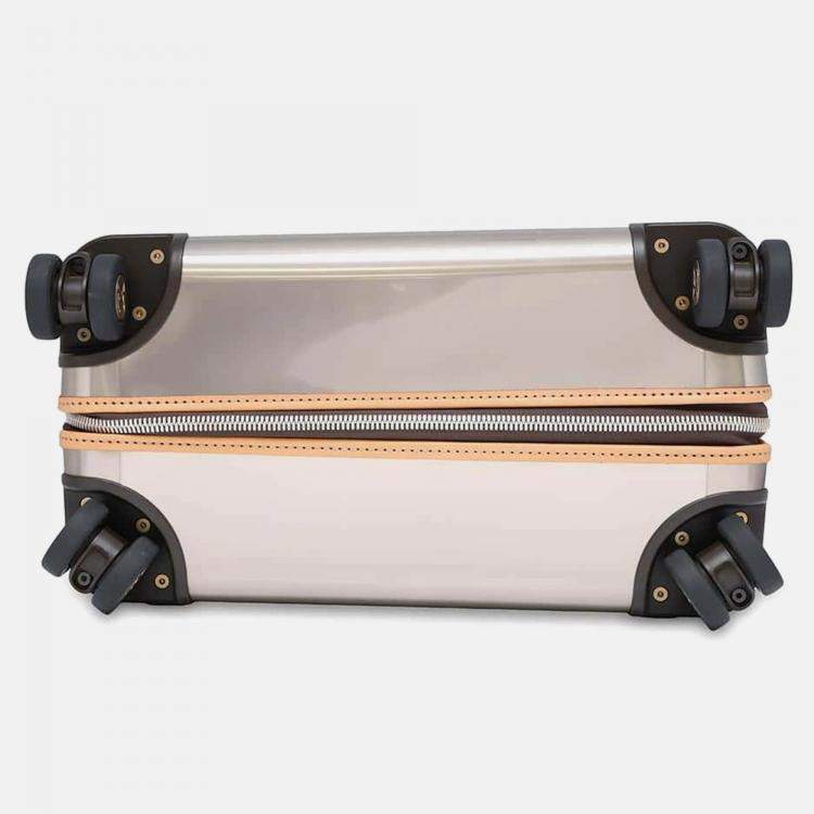 Pre Owned Louis Vuitton Silver Monogram Titanium Horizon Size 55