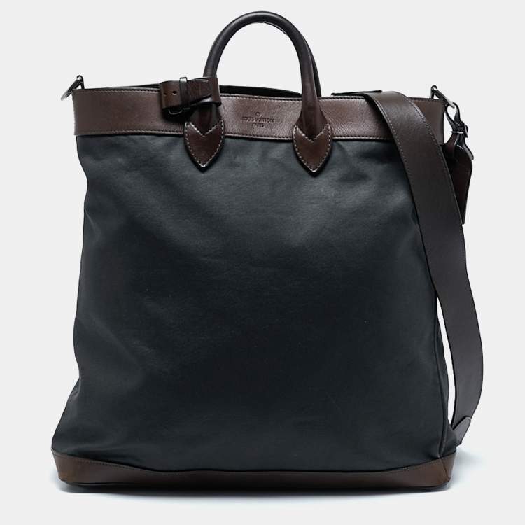 Pre Owned Louis Vuitton Brown/Black Canvas Shako Cabas Bag