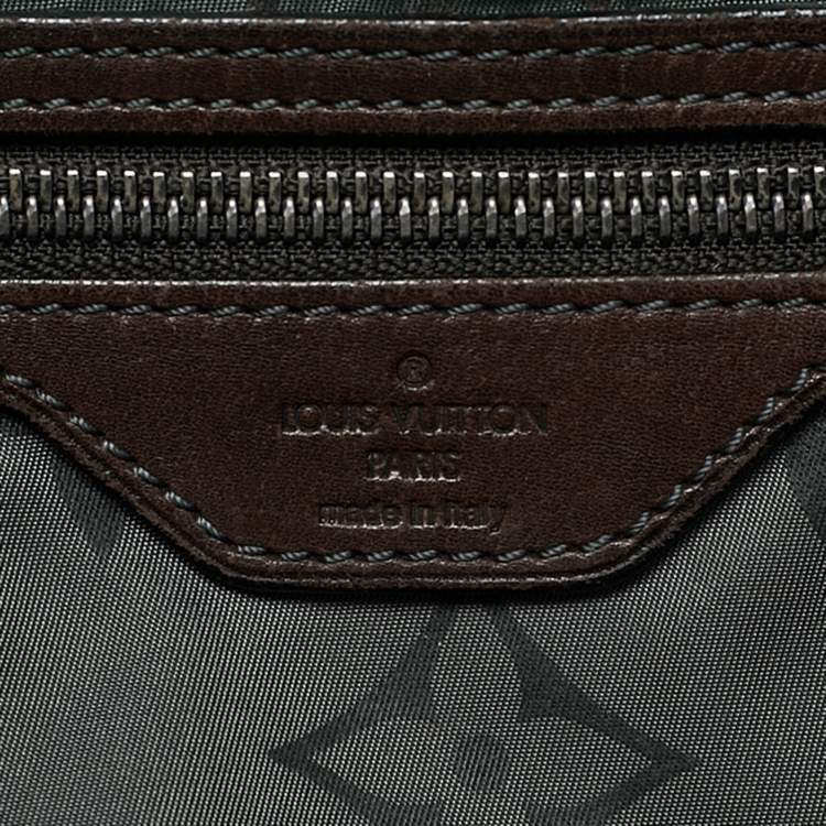 Pre Owned Louis Vuitton Brown/Black Canvas Shako Cabas Bag