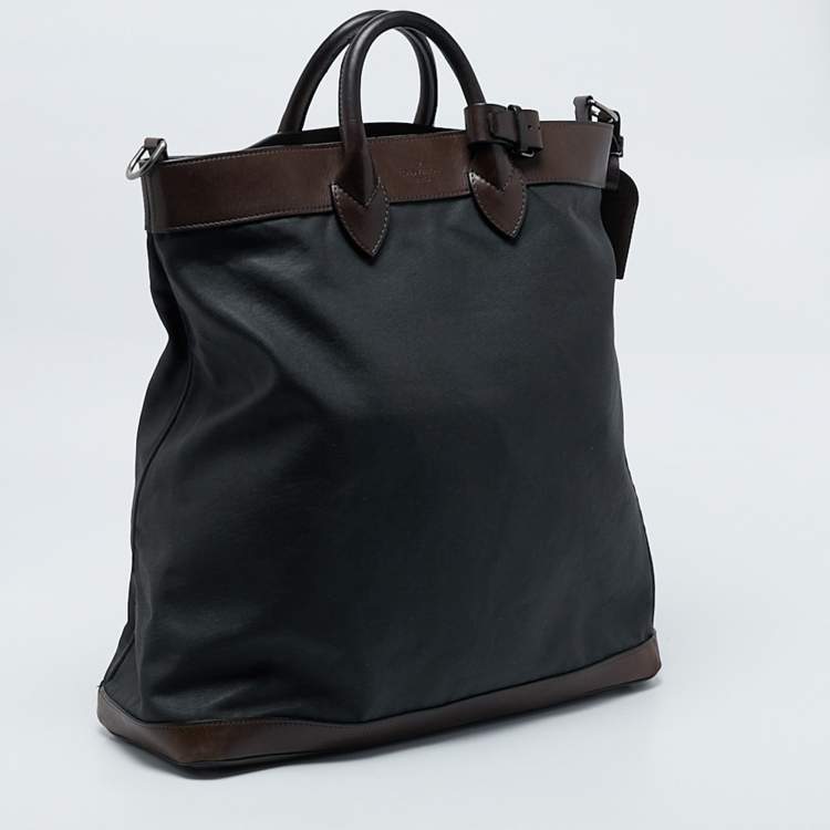 Pre Owned Louis Vuitton Brown/Black Canvas Shako Cabas Bag