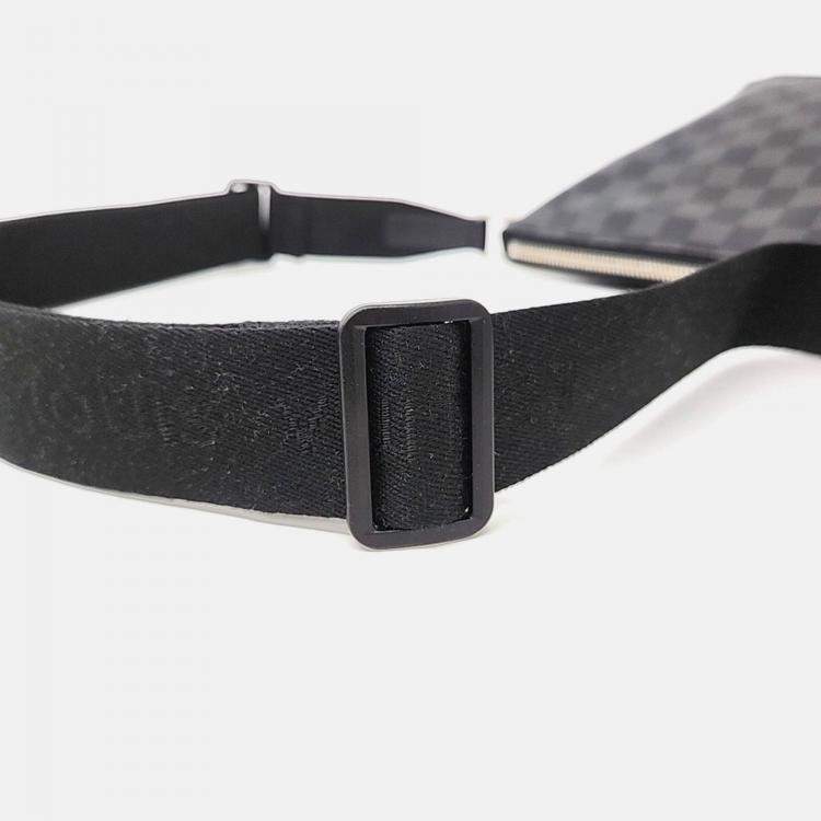 Pre Owned Louis Vuitton Black PVC Louis Vuitton Graphite Mick PM bag