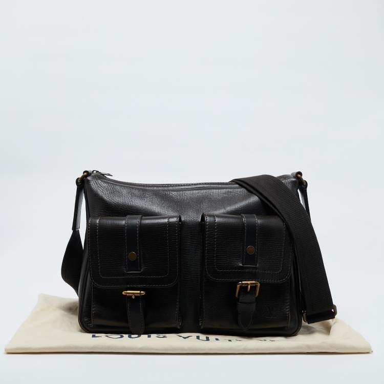 مملوكة مسبقًا Louis Vuitton Coffee Utah Leather Wichita Messenger Bag