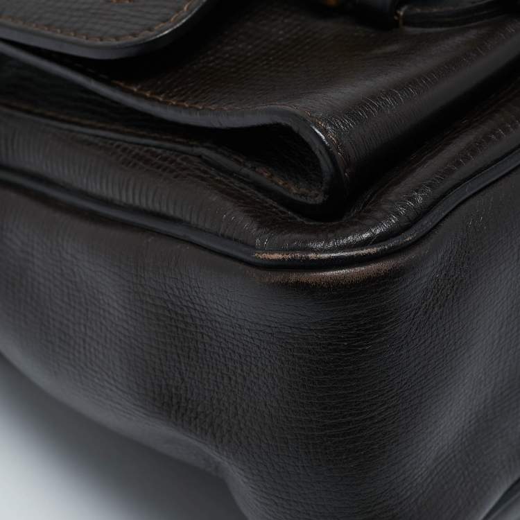 مملوكة مسبقًا Louis Vuitton Coffee Utah Leather Wichita Messenger Bag