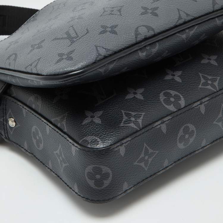 Pre Owned Louis Vuitton Monogram Eclipse Reverse Canvas Trio Messenger Bag