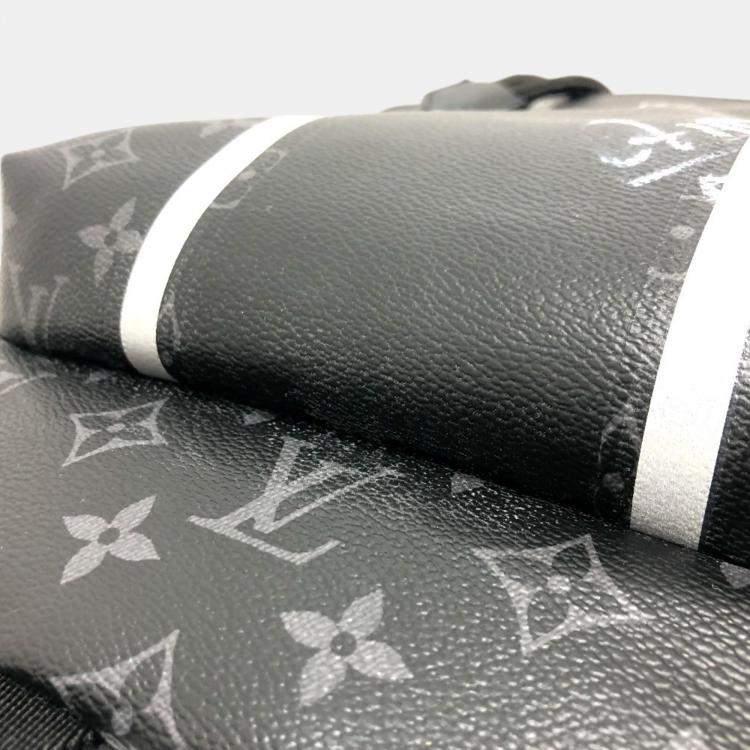 Pre Owned Louis Vuitton Black Eclipse Fragment Backpack