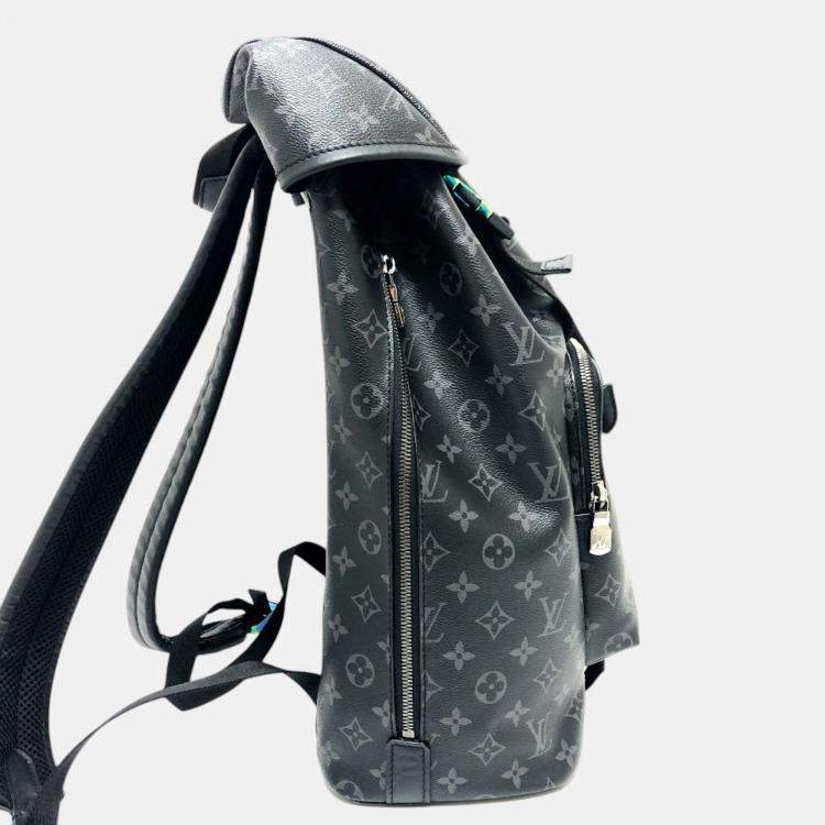 Pre Owned Louis Vuitton Black Eclipse Fragment Backpack