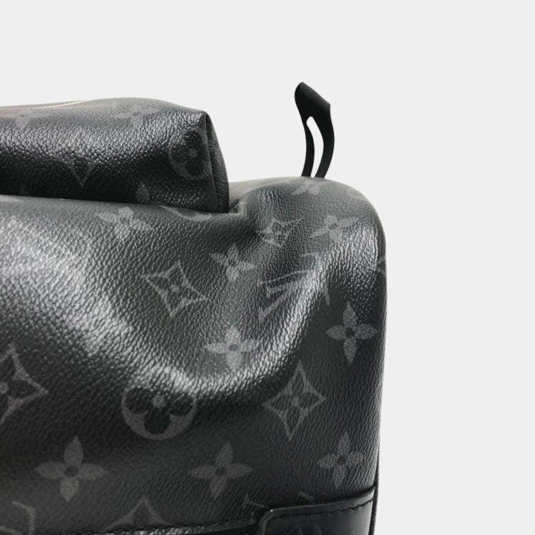 Pre Owned Louis Vuitton Black Eclipse Fragment Backpack